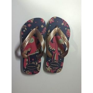 Havaianas Cinderella Slim Flip Flop  Size 11c/12c Kids